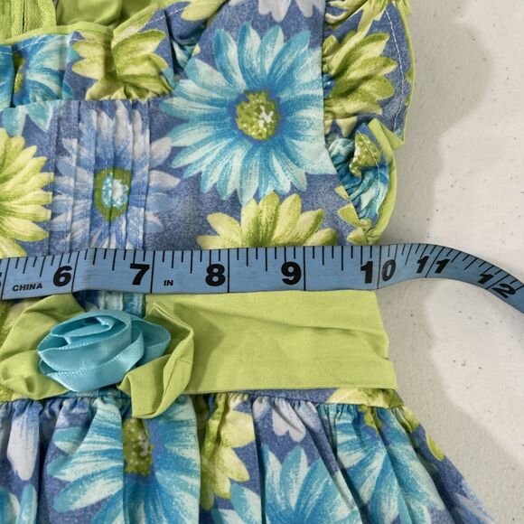 Vtg bt Kids Dress Kids 4T Multi Ruffle Bloomcore Garden Party - Picture 5 of 7